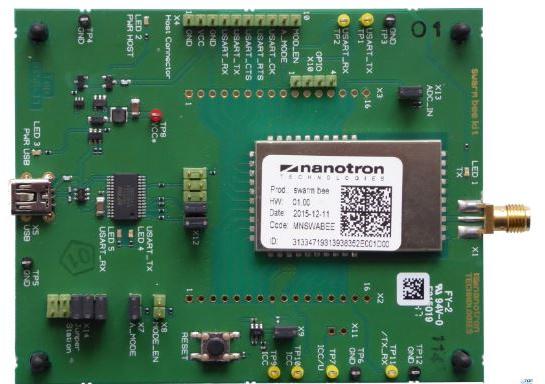 BN02SWBLP Swarm Chirp Dev Board by Nanotron an Inpixon Company