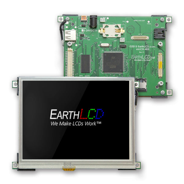 ezLCD-405 - 5.6" VGA Smart, Touchscreen LCD