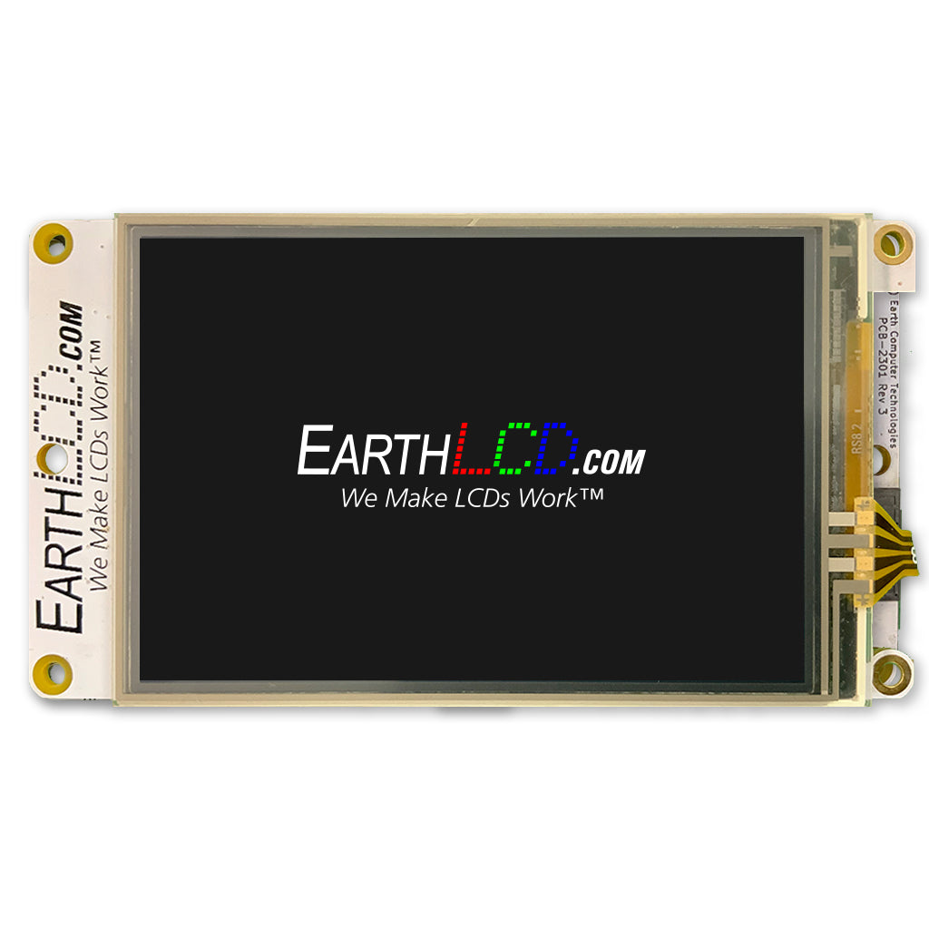 ezLCD-2023-SE - 3.5" HVGA  Programmable (in Lua) IOT HMI Smart Touchscreen System (Shipping Fall 2024)