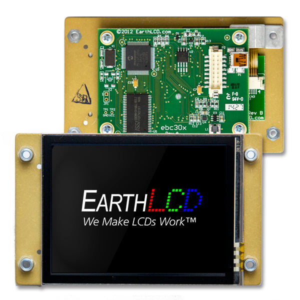 ezLCD-313 - Indoor/Outdoor, Sunlight Readable,  3.5" Smart LCD