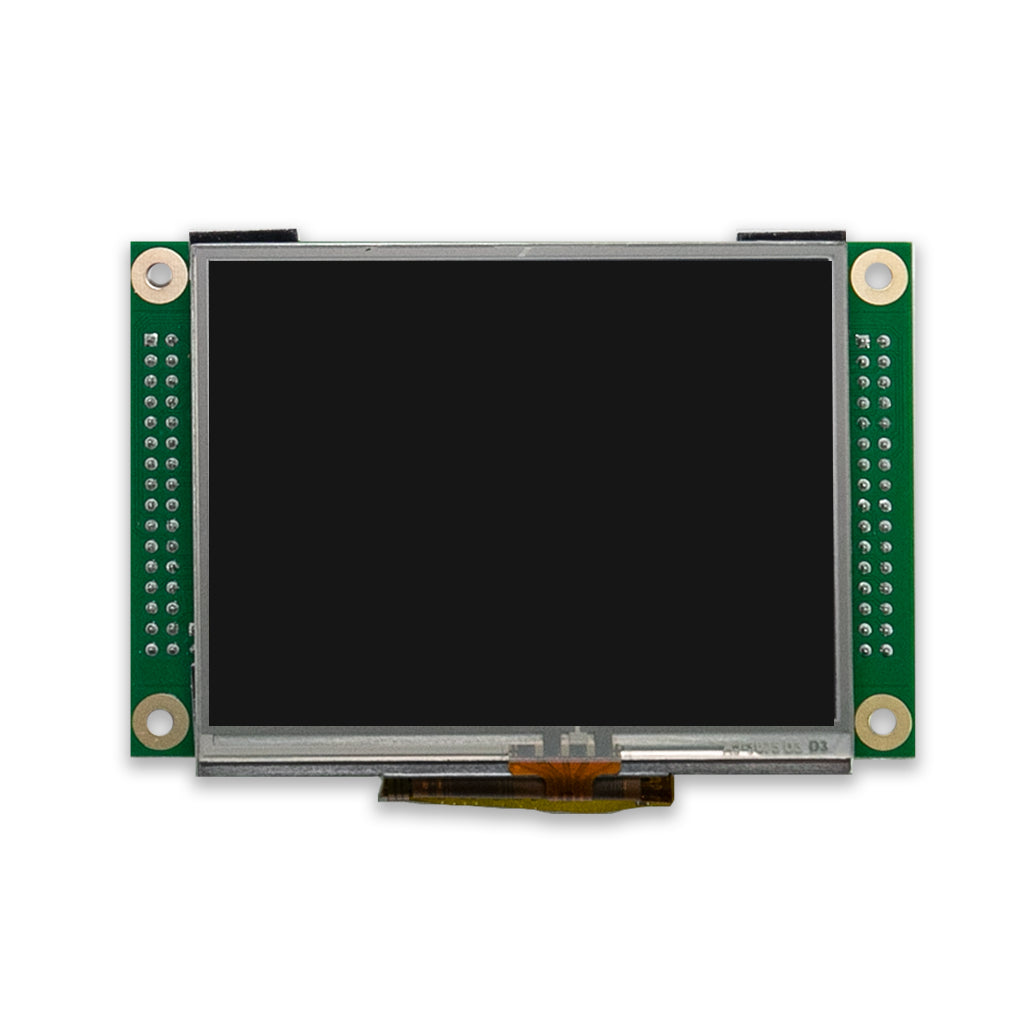 ezLCD-5035-RT smart lcd for embedded systems. STM32H757 Lua programmable touch screen display.